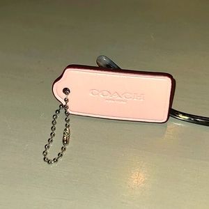 Coach Purse Fob in light pink